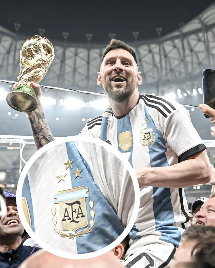 Camiseta Argentina Primera Equipación 2022 3 estrellas