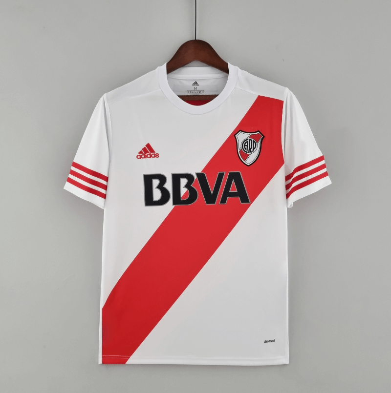 cristiandad Menagerry bádminton Camiseta Retro River Plate Primera Equipación 15/16 [Rp_1A4BDC] - €25.00 :