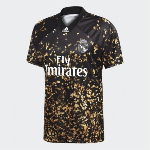 CAMISETA 4ª REAL MADRID 2019/2020 EA SPORTS NEGRO DORADO