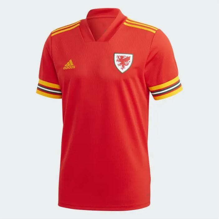 Camiseta De Fútbol Gales 1ª Equipación Euro 2020