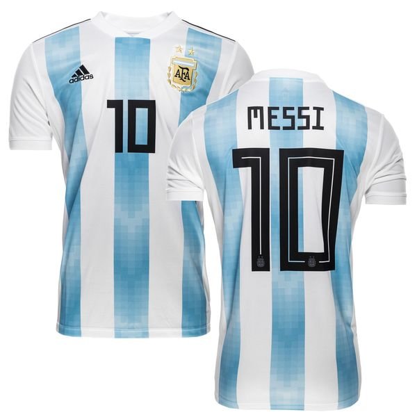 CAMISETA Argentina PRIMERA EQUIPACIÓN MUNDIAL RUSIA 2018 Messi 10 NIÑOS