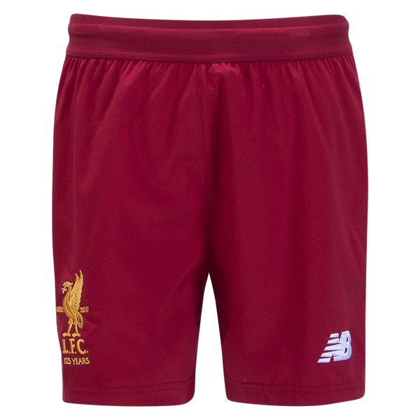 CAMISETA New Balance Liverpool NIÑOS PRIMERA EQUIPACIÓN PANTALÓN CORTO 17/18