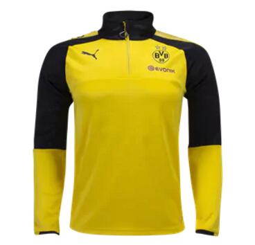 CAMISETA BoRusia Dortmund Manga larga 1/4 Zip ENTRENAMIENTO Top 17/18