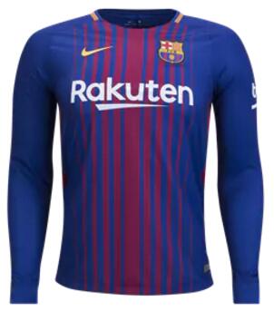 CAMISETA Nike Barcelona Manga larga PRIMERA EQUIPACIÓN 17/18