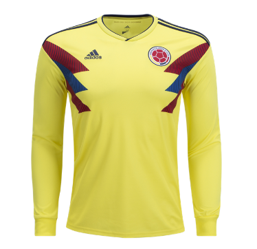 CAMISETA COLOMBIA 2018 Manga larga PRIMERA EQUIPACIÓN by adidas