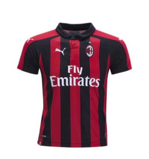 Camiseta Del AC Milan 1a Equipación 2018/19 JUNIOR