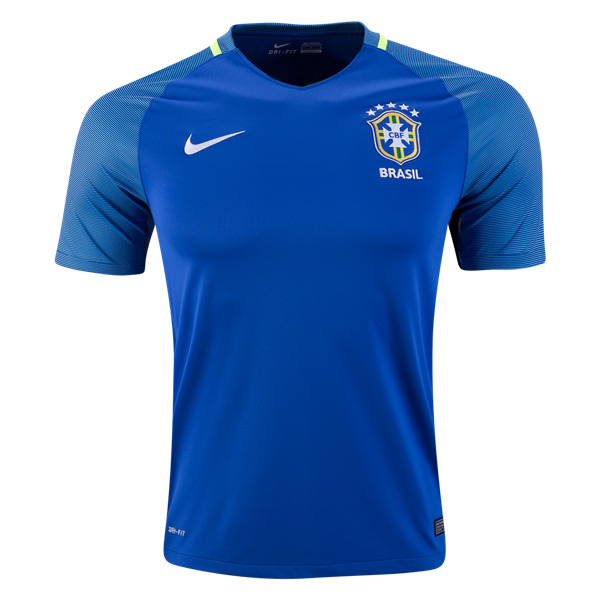 CAMISETA BRASIL 2016 SEGUNDA EQUIPACIÓN Soccer