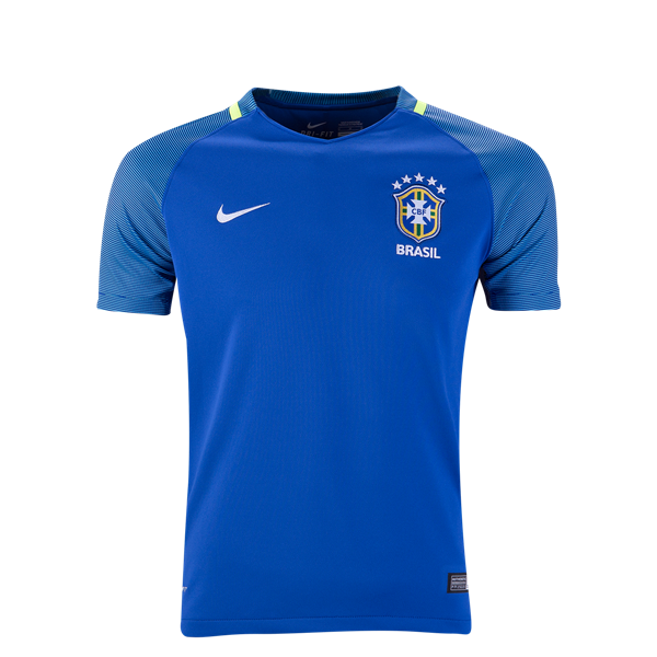 CAMISETA BRASIL 2016 NIÑOS SEGUNDA EQUIPACIÓN Soccer