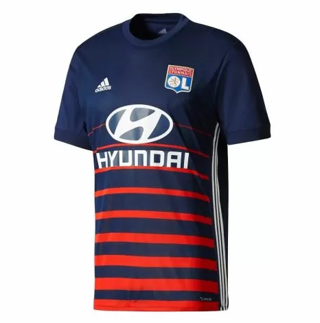 CAMISETA Adidas Olympique Lyonnais NIÑOS SEGUNDA EQUIPACIÓN 17/18