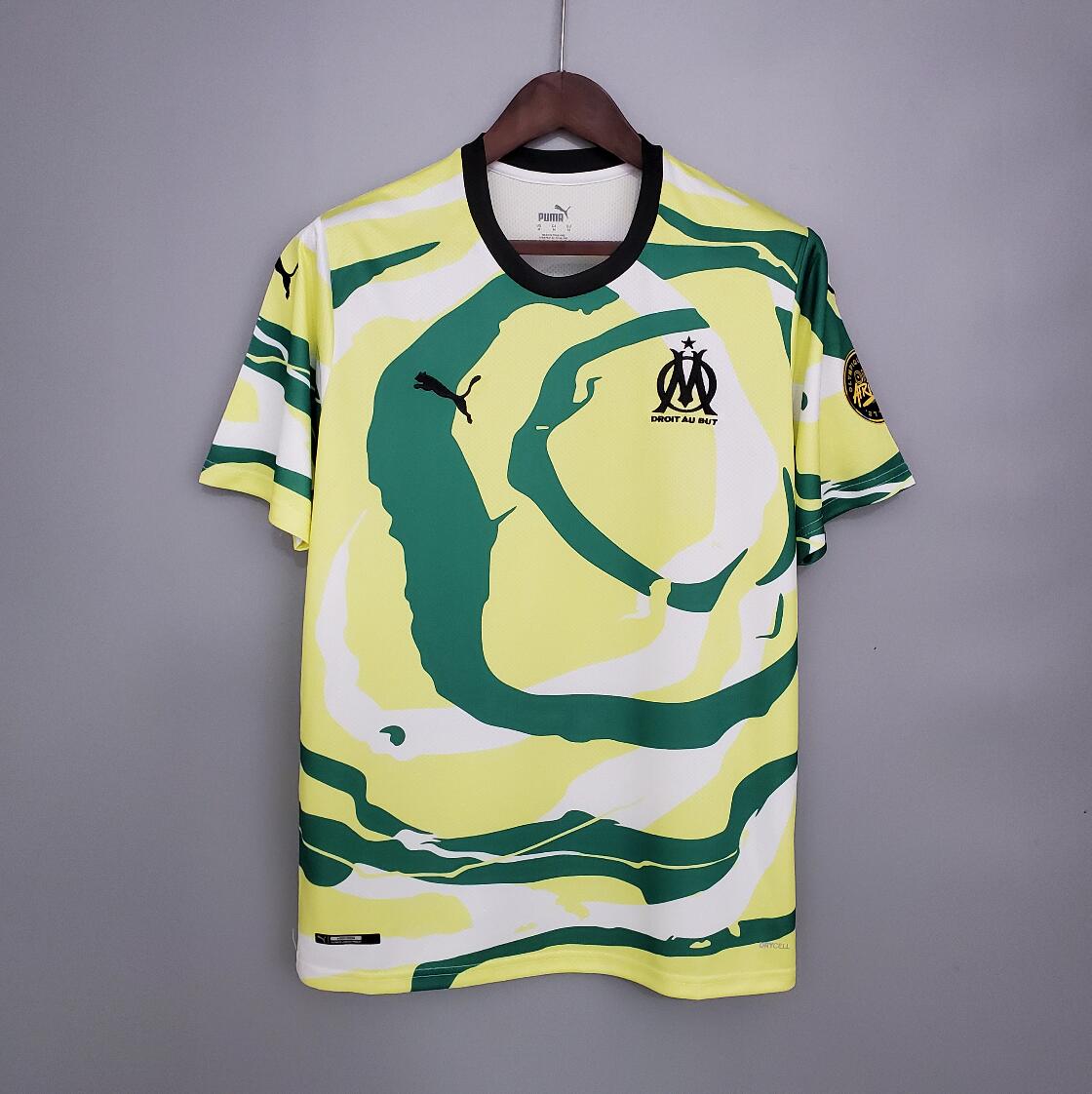 Camisetas Olympique Marseille "OM Africa" Edición Especial 2021/2022 Blanco Amarillo Verde