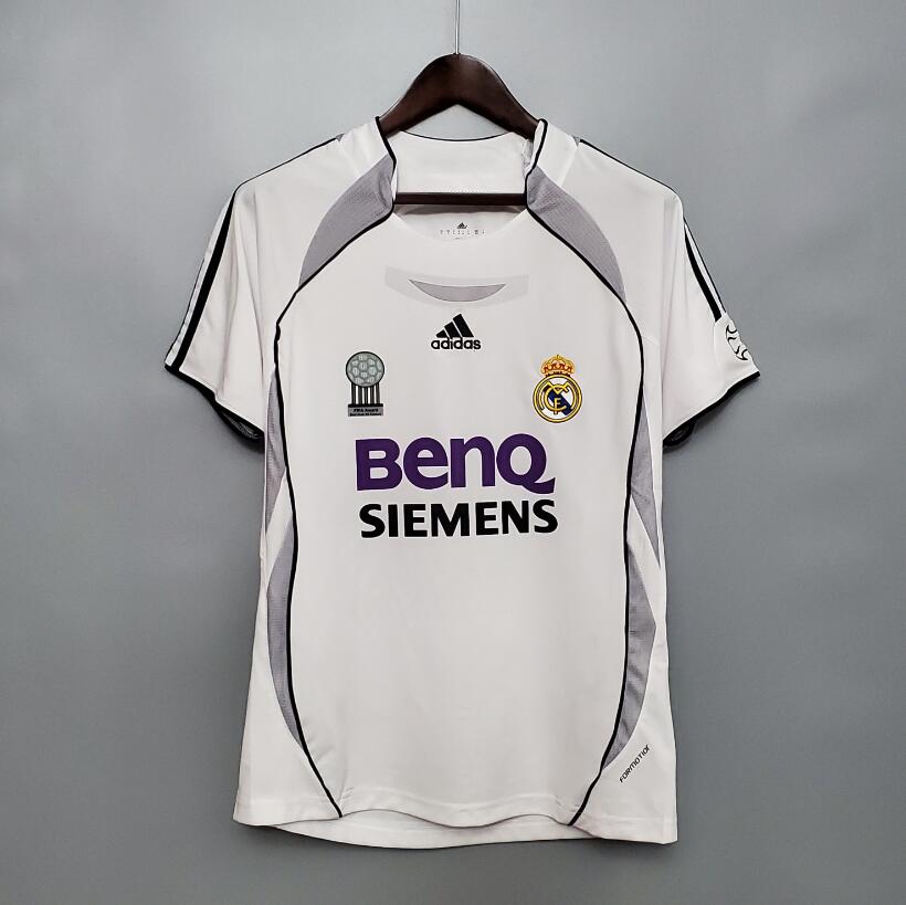 Camiseta Retro Real Madrid Primera Equipación 06/07