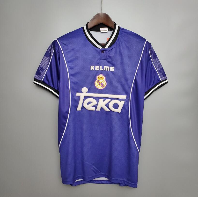 Camiseta Retro Real Madrid Segunda Equipación 97/98