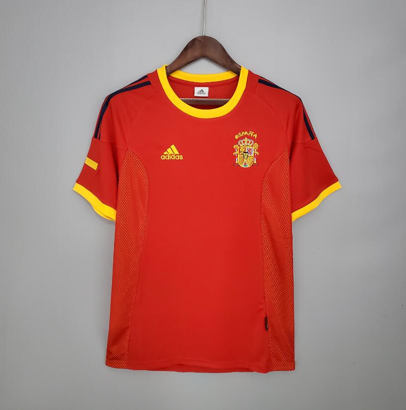 Camiseta Retro Spain Primera Equipación 2002