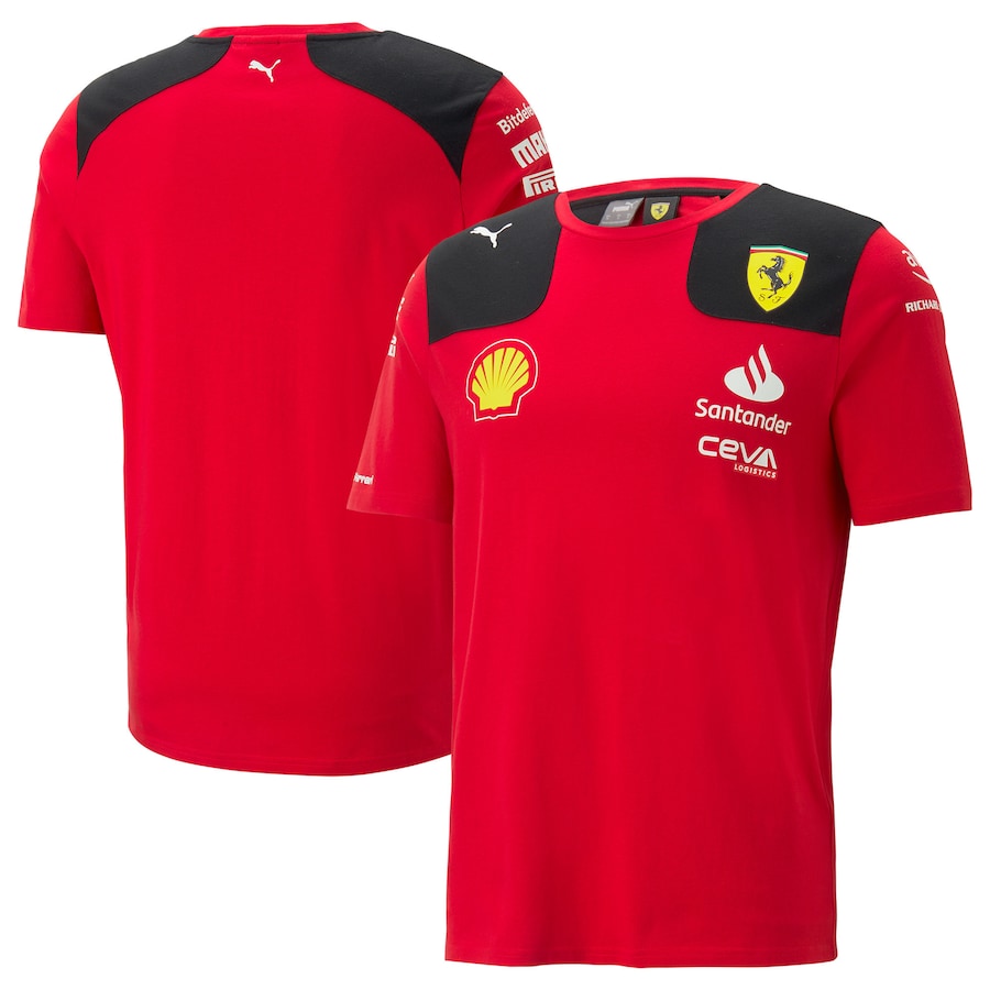 Camiseta Del Equipo Scuderia Ferrari 2023