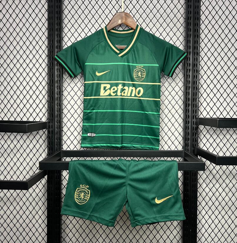 Camiseta Sporting Lisboa 2ª Equipación 24/25 Niño