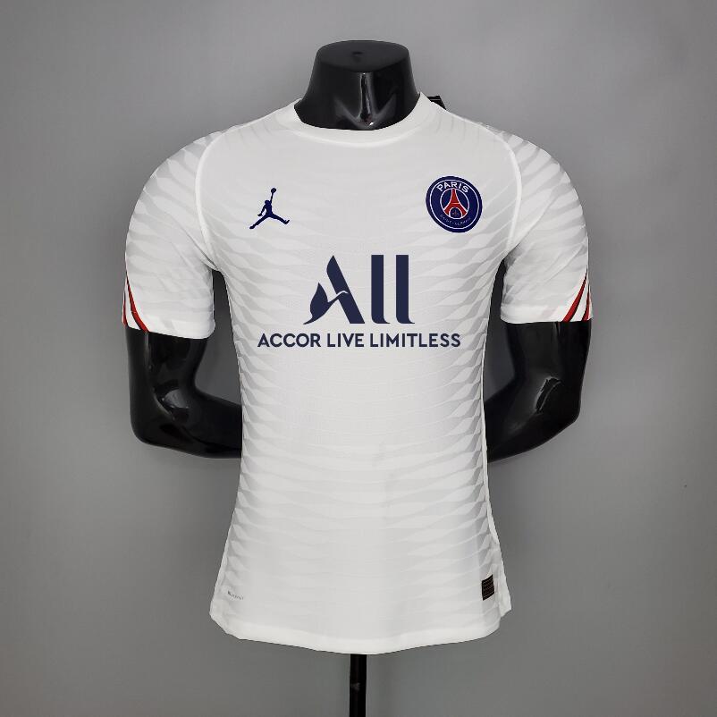 Camiseta 21 22 Todos Los Patrocinadores Jordan Psg Chandal Blanco
