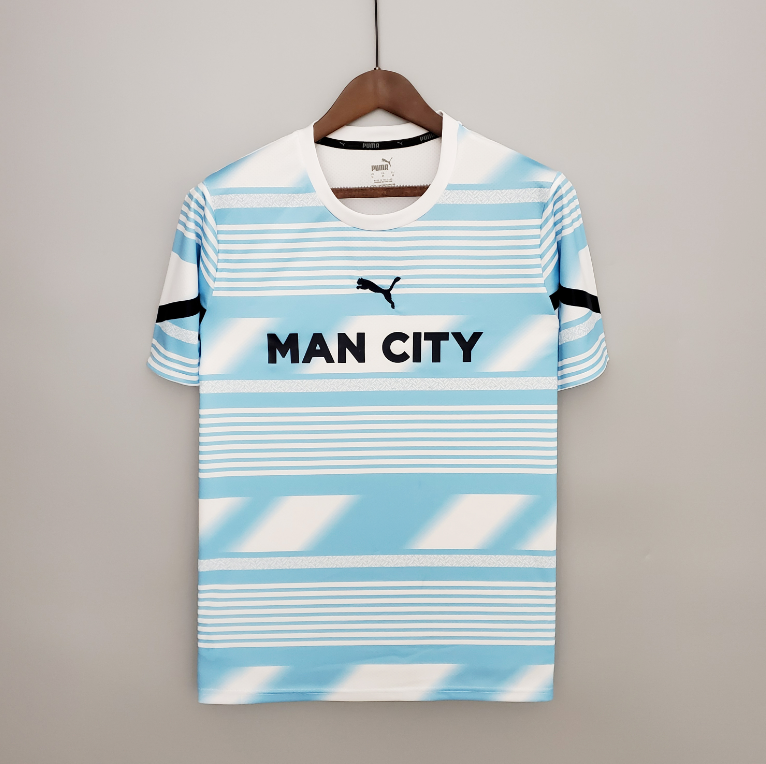 Camiseta 22/23 Manchester City Traje De Entrenamiento Entrenamiento Previo Al Partido