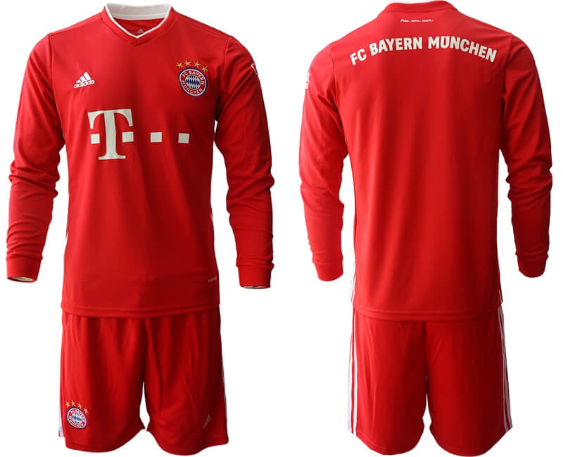 Chandal del Bayern Munich 2021-2022 Manga Corta Rojo