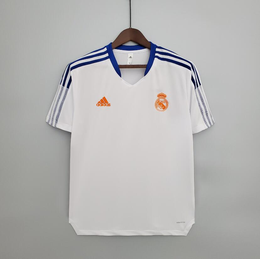 Camiseta De Entrenamiento Europeo Del Real Madrid - Blanca