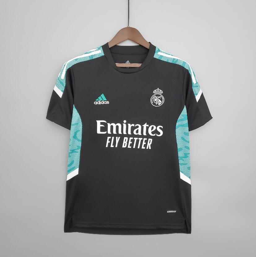 Camiseta De Entrenamiento Europeo Del Real Madrid - Negra