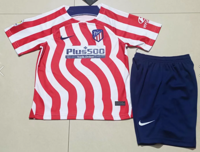 Camiseta Atlético De Madrid Primera Equipación 2022/2023 Niño [Atl-4564510] - :