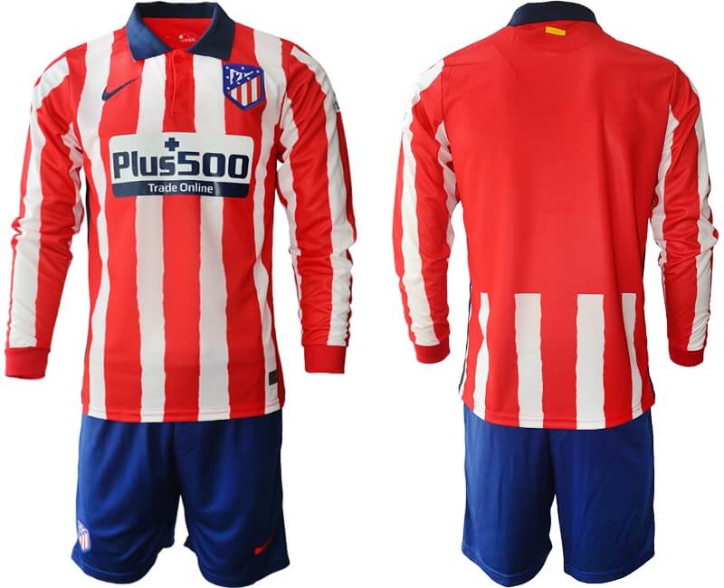 Camiseta Del Atlético De Madrid 2020/2021 Manga Larga