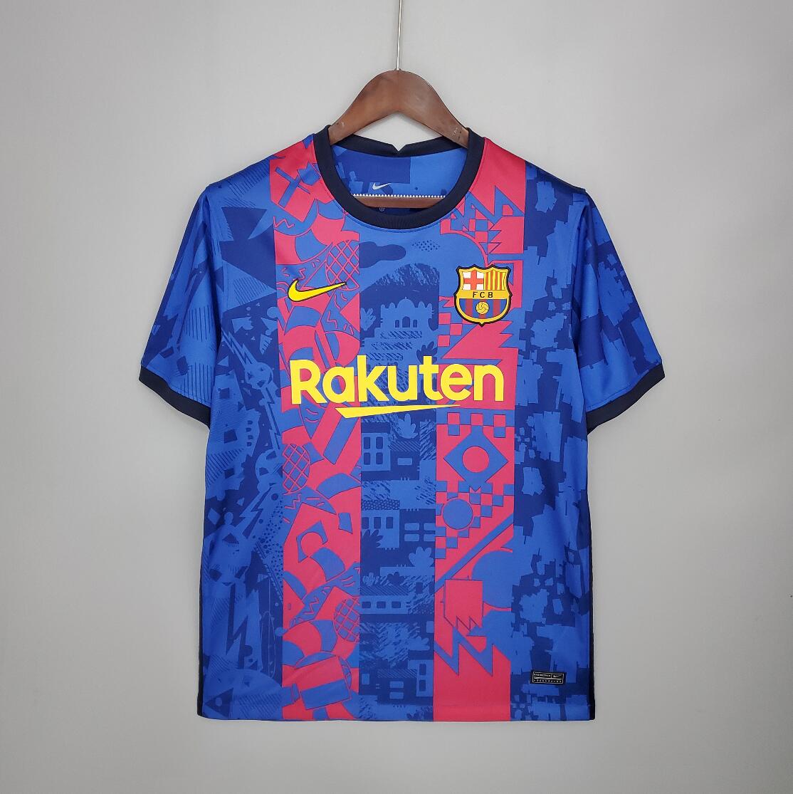 Camiseta Del Barcelona Para La Champions 2021-22 Niño