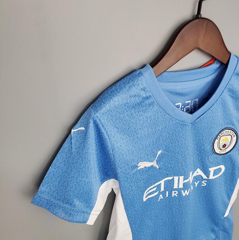 Primera Camiseta Manchester City 2021-2022 Nino