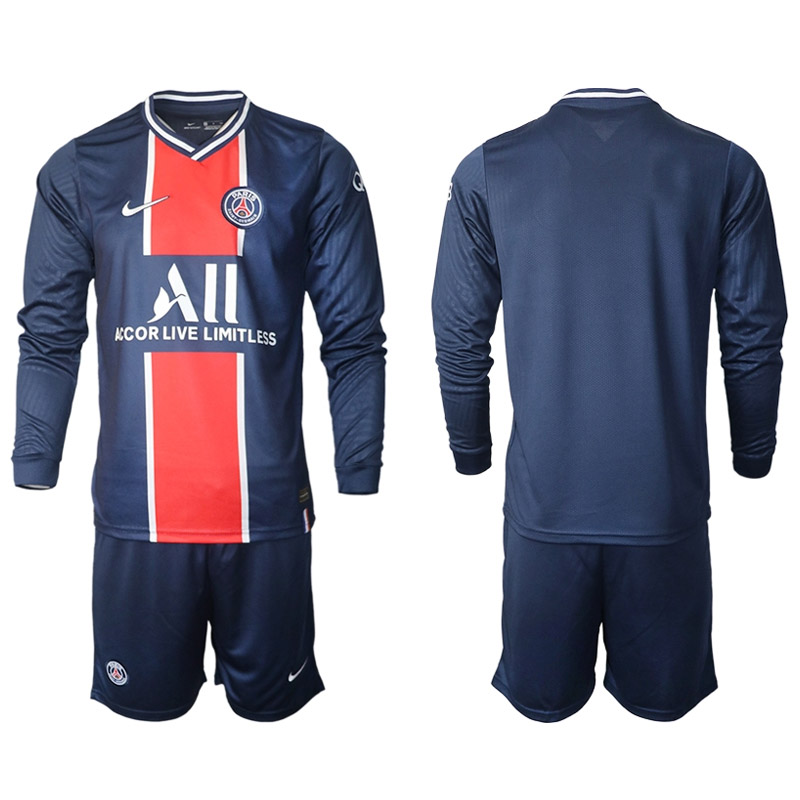 Camiseta París Saint-Germain 1ª Equipación 2020/2021 Manga Larga Niño