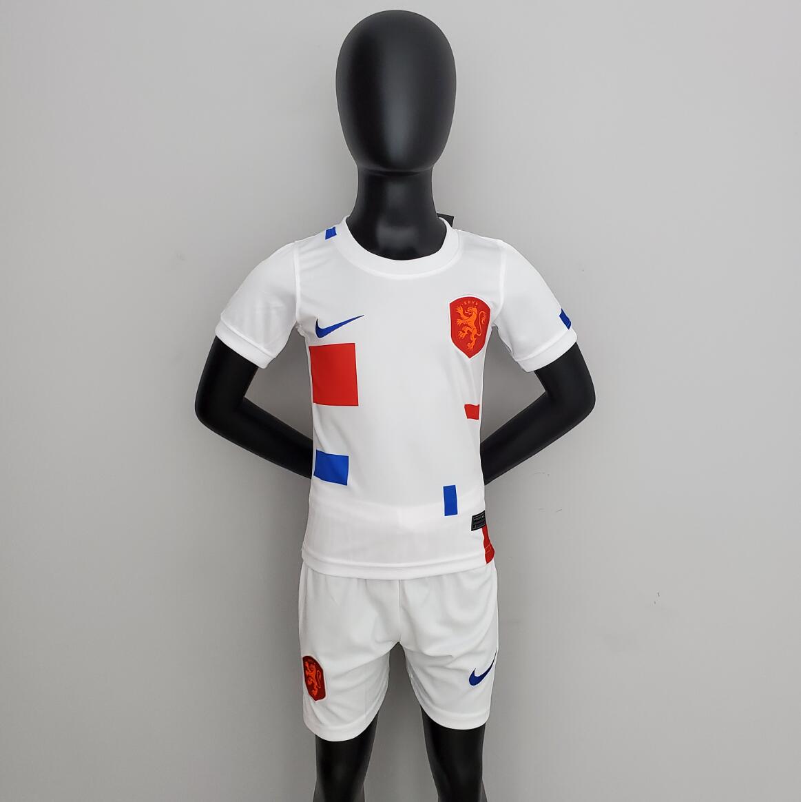 Camiseta Países Bajos Segunda Equipación 2022 Niño