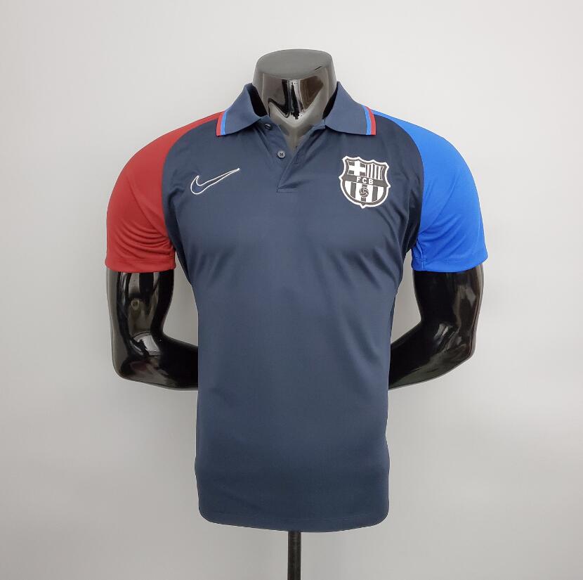 Camiseta Polo Barcelona 2021/22 Royal Azul