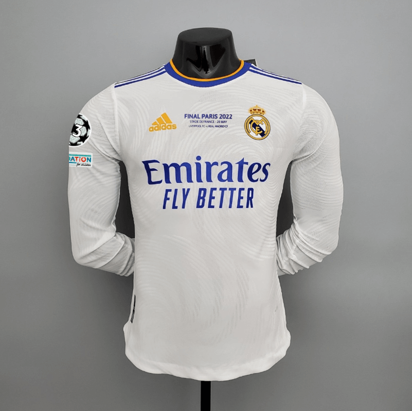 Camiseta Real M adrid Primera Equipación 21/22 Final Versión Reproductor ML
