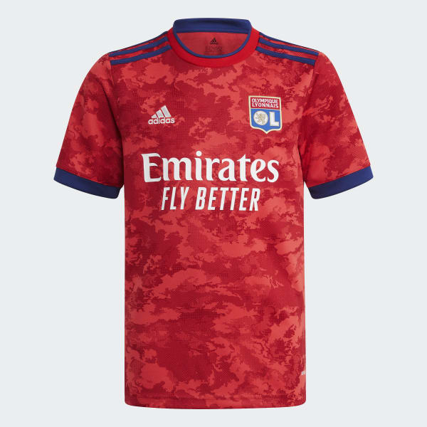 Camiseta Segunda Equipación Olympique De Lyon 21/22 Niño