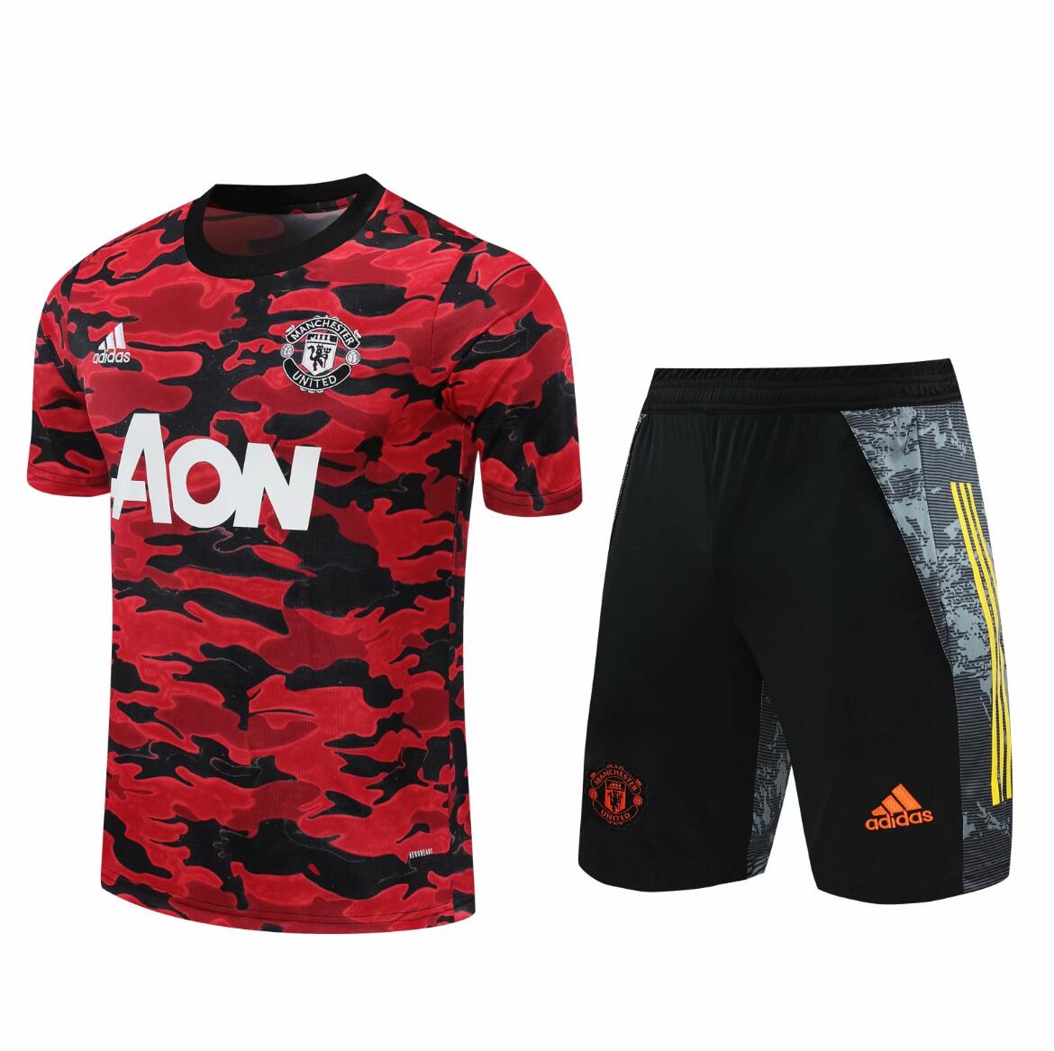 Camiseta De Entrenamiento Manchester United 2020/2021 Rojo