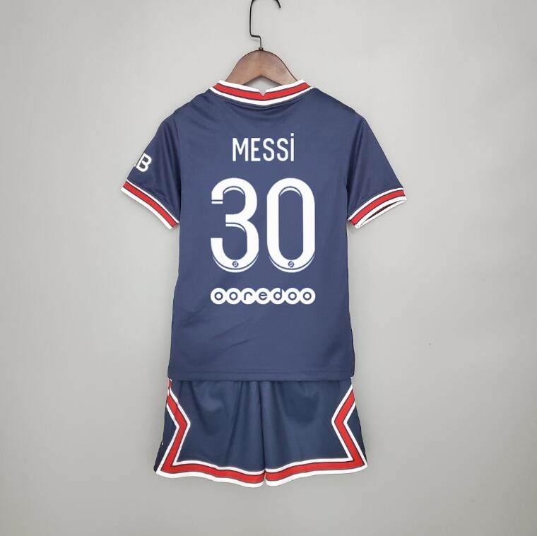 Camiseta De Messi En El PSG Primera Equipación 2021-2022 Niño