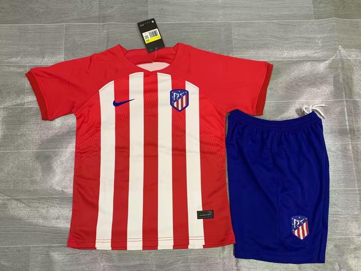 Camiseta Atlético De Madrid 1ª Equipación 23/24 Niño