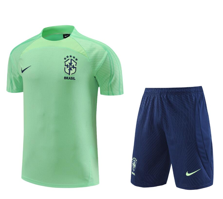 Camiseta Brasil FC Pre-Match 23/24 Verde + Pantalones