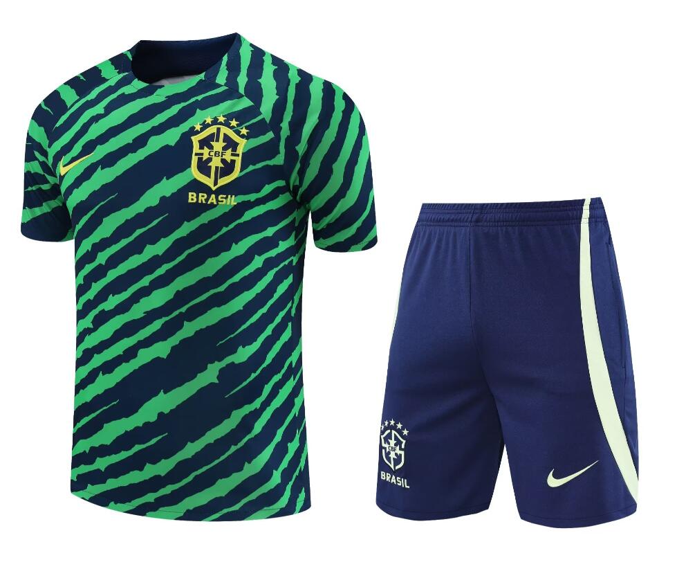 Camiseta Brasil FC Pre-Match Kit Verde 23/24 + Pantalones