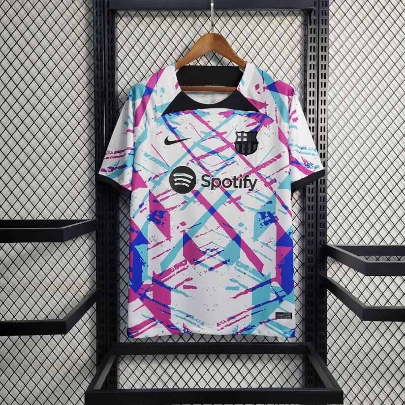 Camiseta FC B-arcelona Pre-Match Blanco 23/24