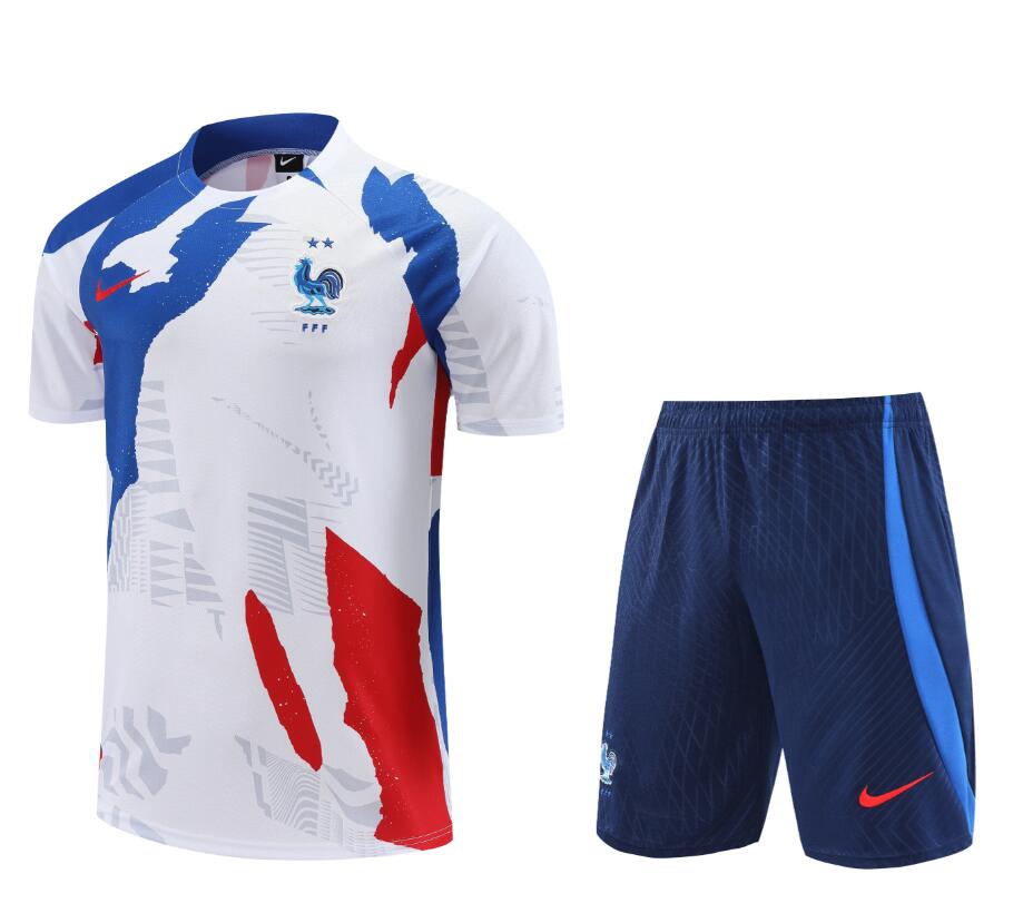 Camiseta Francia Pre-Match Mundial Qatar 23/24 + Pantalones