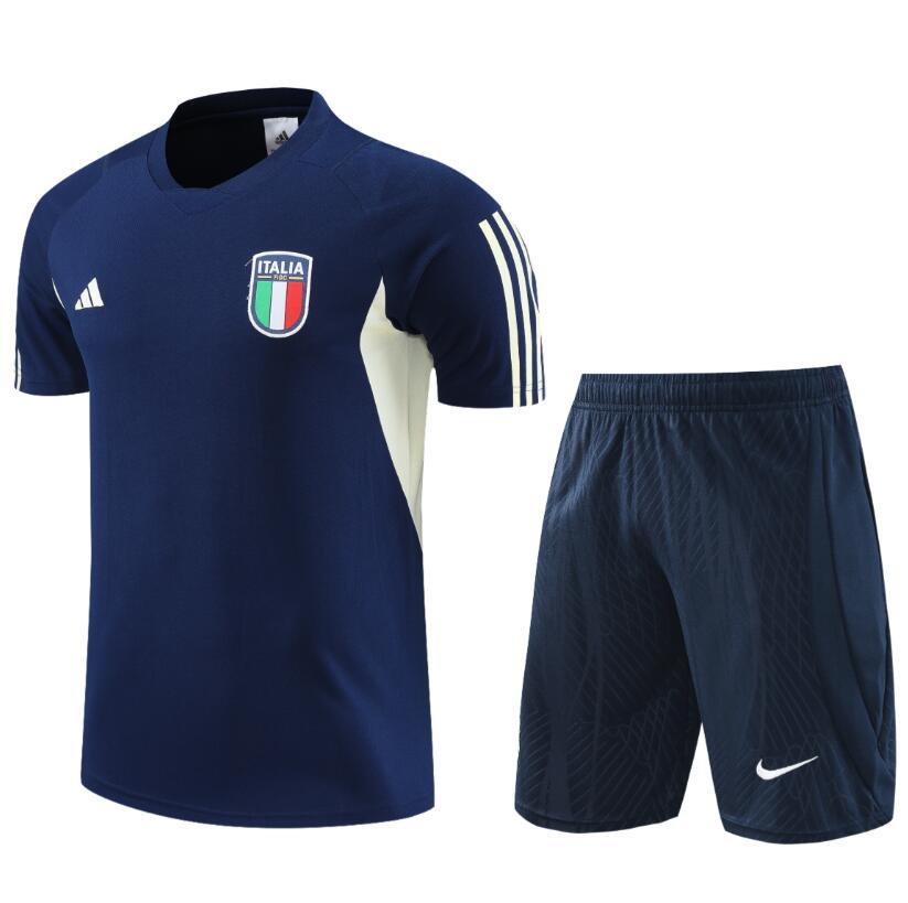 Camiseta Italy PRE-MATCH 2023/2024 Navy + Pantalones