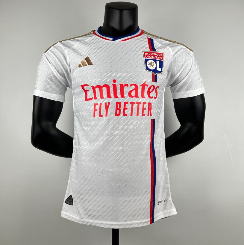 Camiseta Olympique De Lyon Primera Equipación 23/24 Authentic