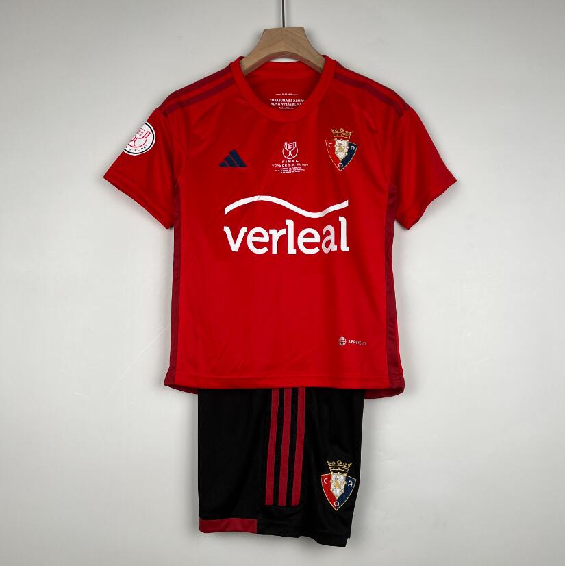 Camiseta Osasuna Para La Final De La Copa Del Rey 23/24 Niño