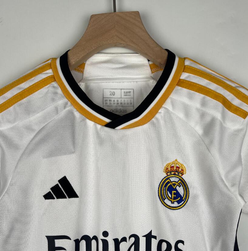 Camiseta Niños Primera Equipación Blanca 23/24 - Real Madrid CF