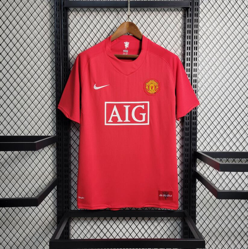 Camiseta Retro Manchester United Primera Equipación 07/08