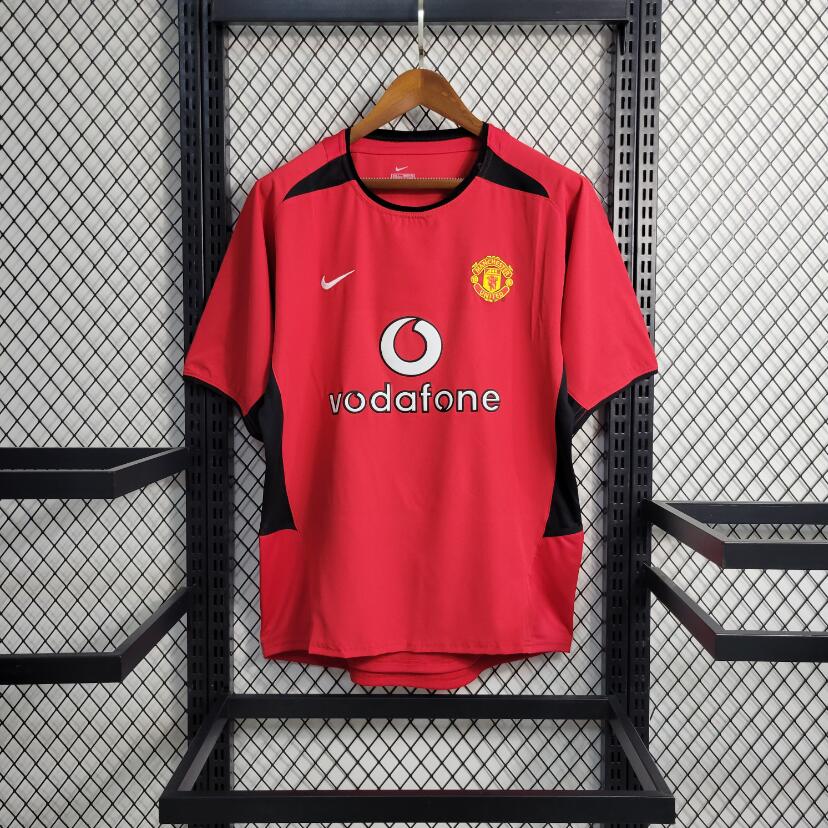 Camiseta Retro Manchester United Primera Equipación 02/04