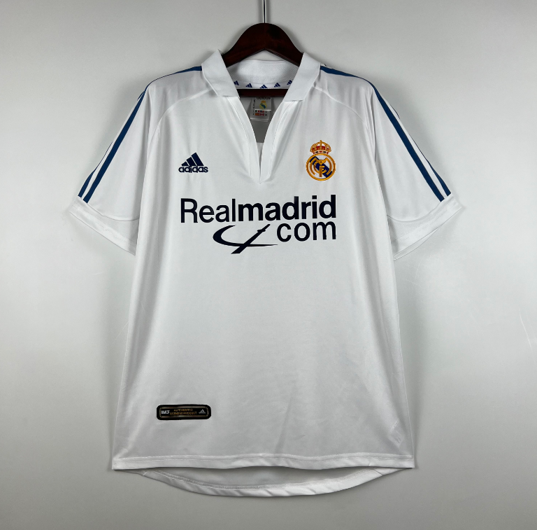 Camiseta Retro Real Madrid Primera Equipación 01/02