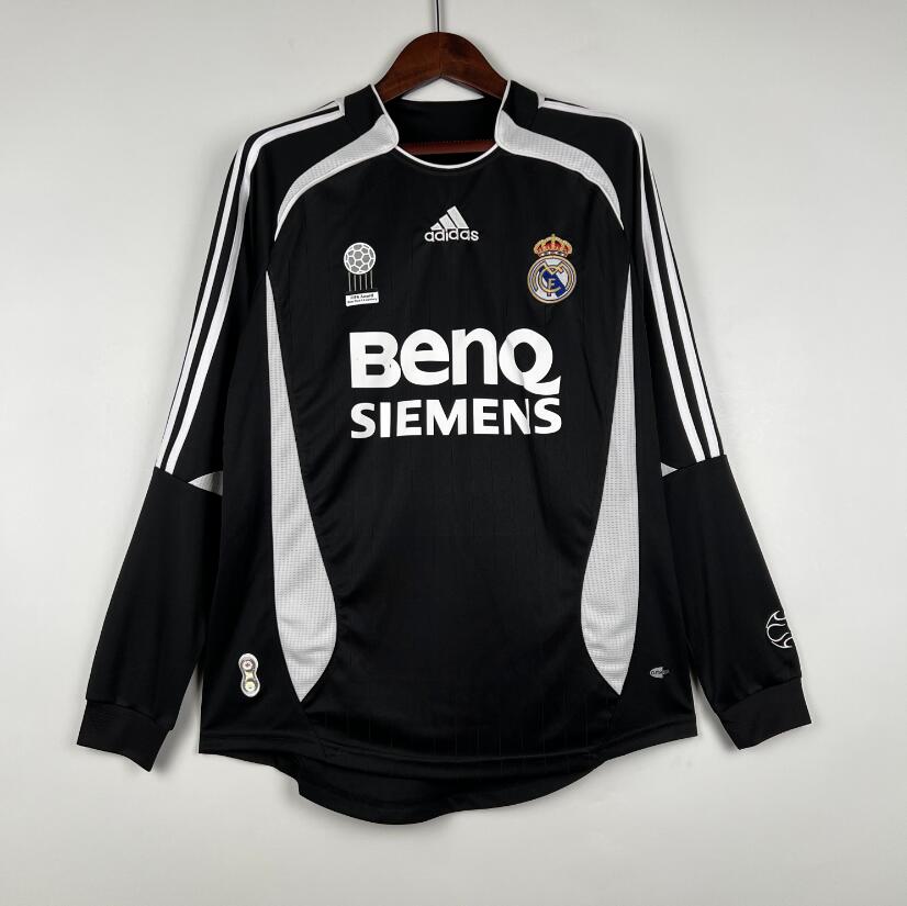 Camiseta Retro Real Madrid Tercera Equipación 06/07 ML