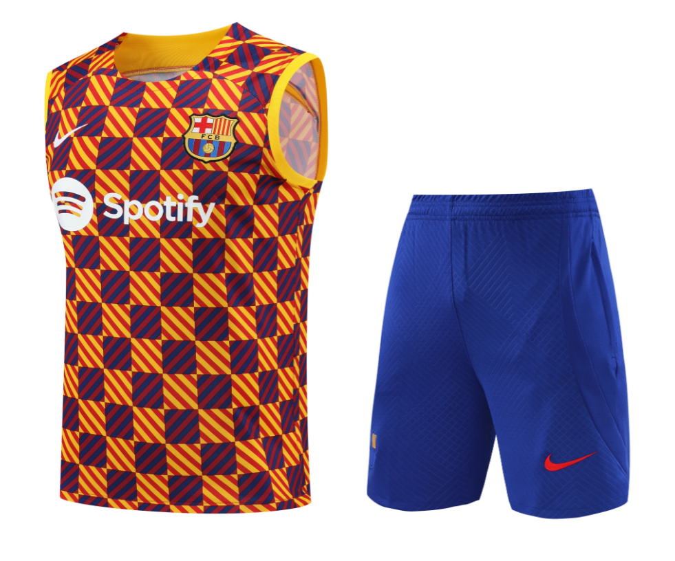 Camiseta Sin Mangas B-arcelona Pre-Match 23/24 + Pantalones