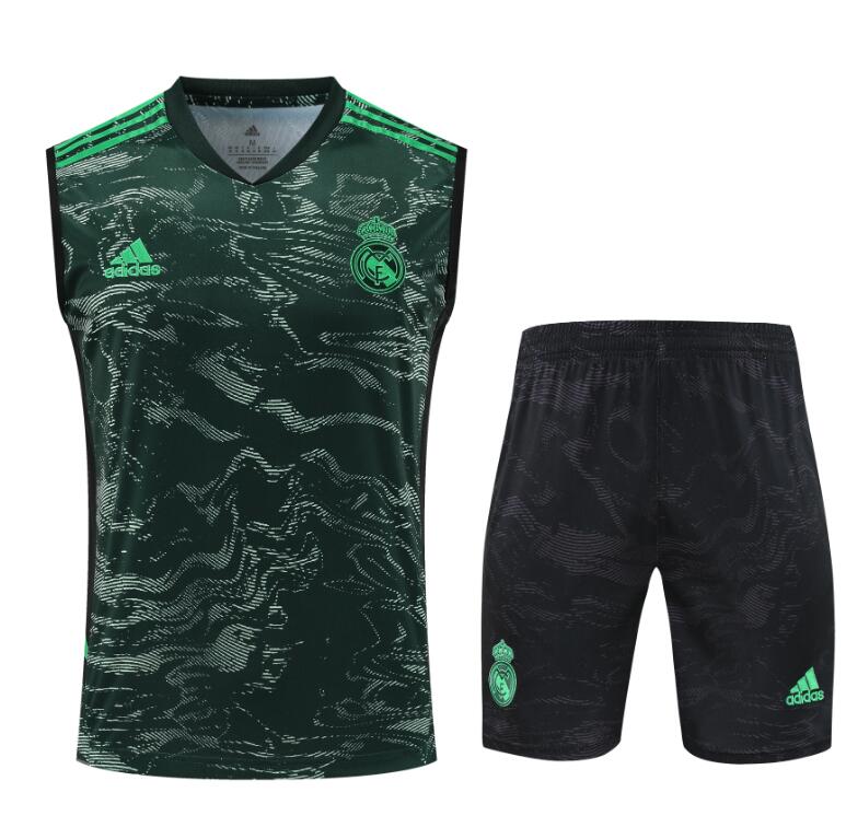 Camiseta Sin Mangas Real M adrid Pre-Match 23/24 + Pantalones